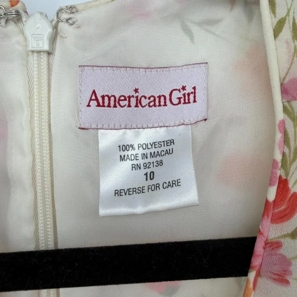Girls American Girl Long Dress Size 10 - Picture 3 of 5